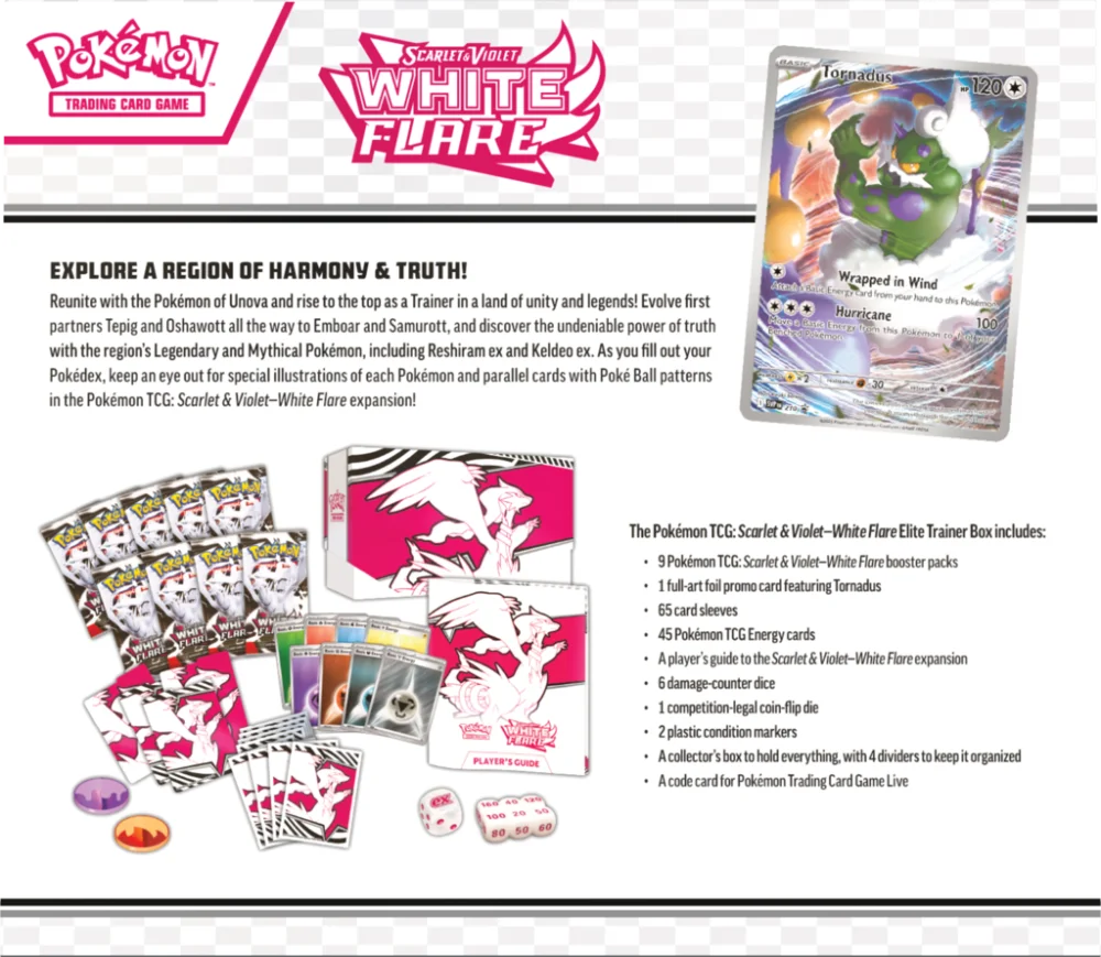 Pokémon TCG: White Flare Elite Trainer Box