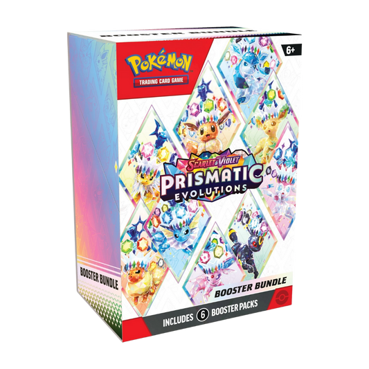 Pokémon Scarlet & Violet: Prismatic Evolutions Booster Bundle