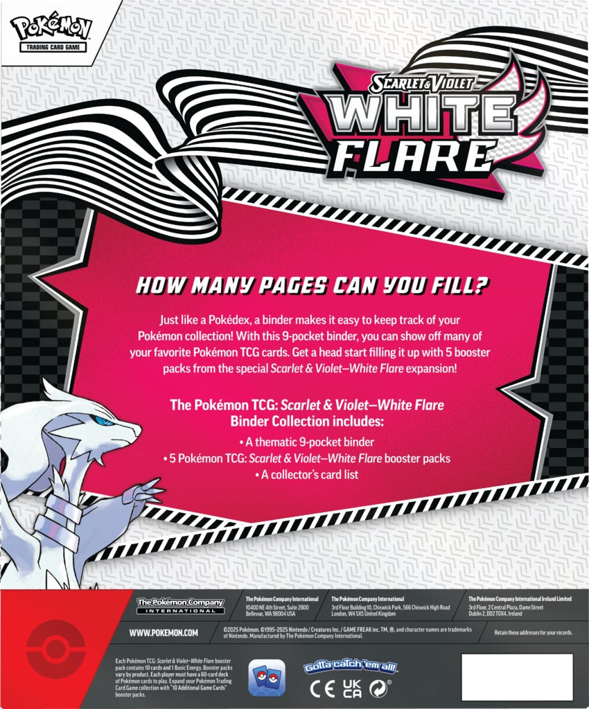 Pokemon Scarlet & Violet 10.5: White Flare Binder Collection